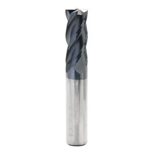Square End mill: 12mm Dia, 30mm LOC, 12mm Shank, 75mm OAL, 4 Flute, Solid Carbide, AlTiN Coated