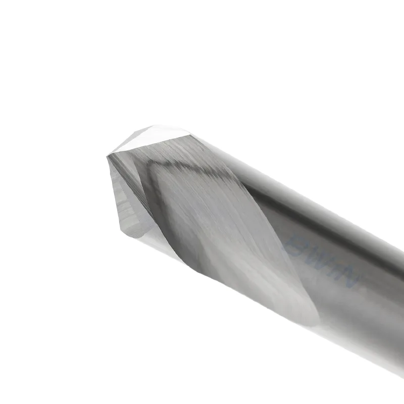Fixed Point Drill: 12mm Dia, 24mm LOC, 12mm Shank, 75mm OAL, 2 Flute, Solid Carbide, Uncoated - Image 2