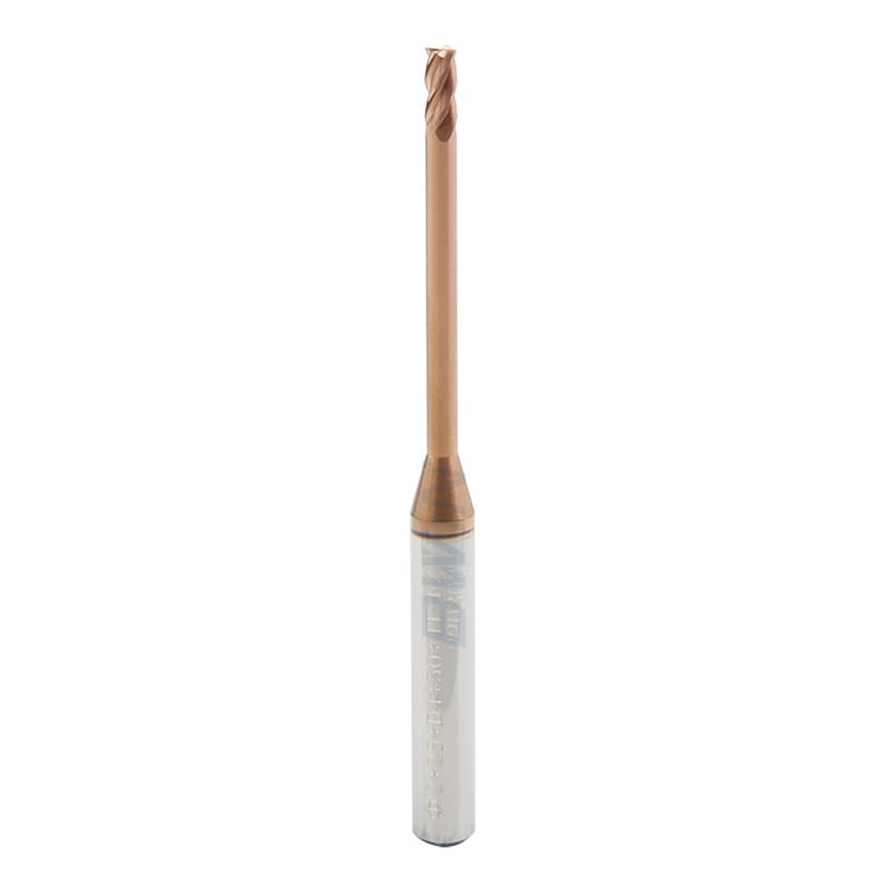 Bwin Precision Tools Long Neck Square End Mill: 2 Cut dia, 4mm Shank, 50mm OAL - Shenzhen ...
