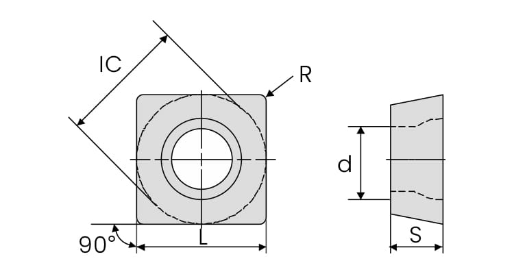 SOMT drill insert