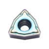 WCMX model U drill insert for nickel/chromium alloys with colorful coating