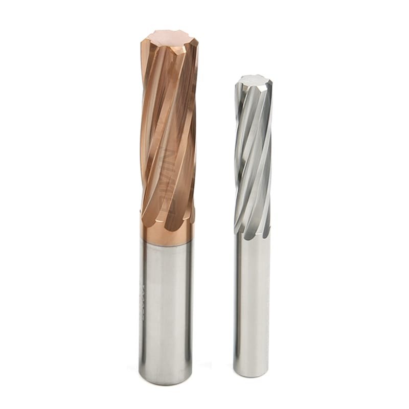Solid carbide spiral flute reamer spiral reamer for alloy steel and carbon steel hole finishing