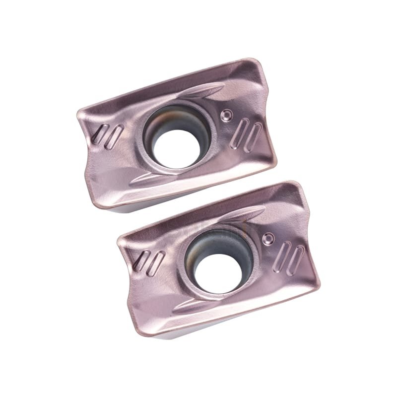 R390-11T308 carbide R390 insert for 90° shoulder milling inserts, suitable for steel, stainless steel, alloy steel, and cast iron machining.